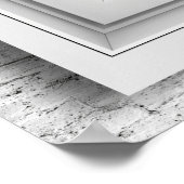 Poster Venster Uitzicht (Hoek)