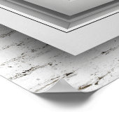 Poster Venster Uitzicht (Hoek)