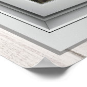 Poster Venster Uitzicht (Hoek)