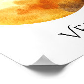 Poster Venus Planet Waterverf (Hoek)