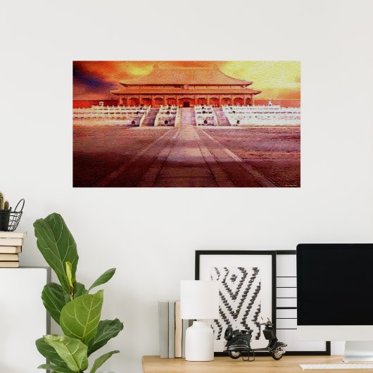 Poster Verboden stad (Thuiskantoor)