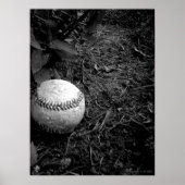 Poster vergeten Baseball (Voorkant)