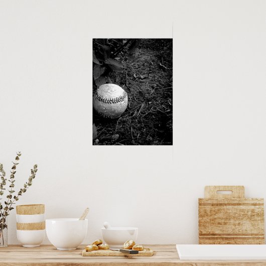 Poster vergeten Baseball (Keuken)