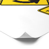 Poster verkeersborden (Hoek)