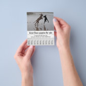 Poster verkoper flyer (Hand)