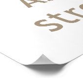 Poster vertrouwen met Navy Blue Angels uit de VS (Hoek)