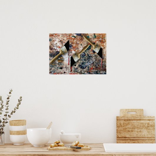 Poster verven (Keuken)