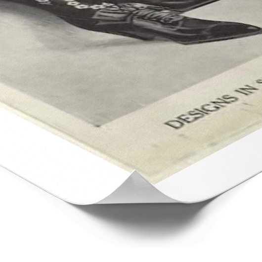 Poster Victoriaans schoten (Hoek)