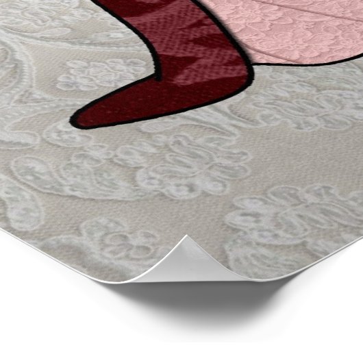 poster "Victoriaans Tea Gown" (Hoek)