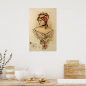 Poster Victoriaans Valentijnen (Keuken)