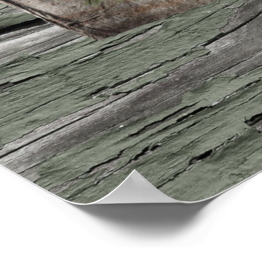 Poster Vierkant LOVE Rustige stijl (Hoek)