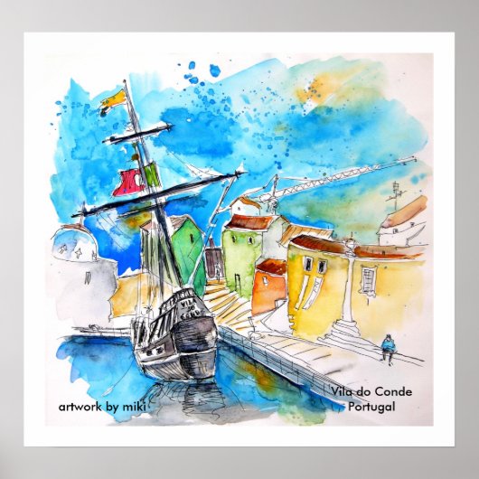 Poster Vila do Conde 01 (Voorkant)