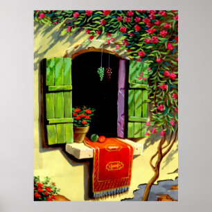 Poster Villa-venster