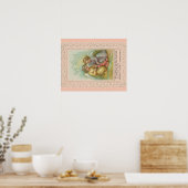 Poster Vinatage Angels (Keuken)