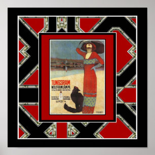 Poster Vintage Advertenties Tungsram Lampen