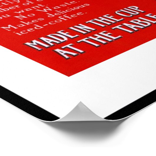 Poster Vintage Advertisement 1919 Coffee (Hoek)