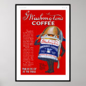 Poster Vintage Advertisement 1919 Coffee (Voorkant)