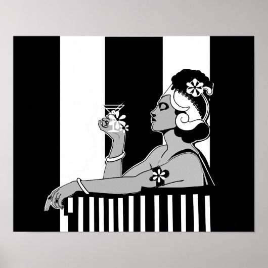 Poster Vintage Art Deco (Voorkant)