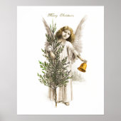 POSTER : VINTAGE CHRISTMAS ANGEL (Voorkant)