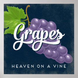 Poster Vintage fruitetiket