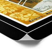 Poster Vintage Kunst Alphonse Mucha (Hoek)