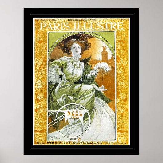 Poster Vintage Kunst Alphonse Mucha (Voorkant)