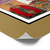 Poster Vintage Kunst Chinese Adel Collage (Hoek)
