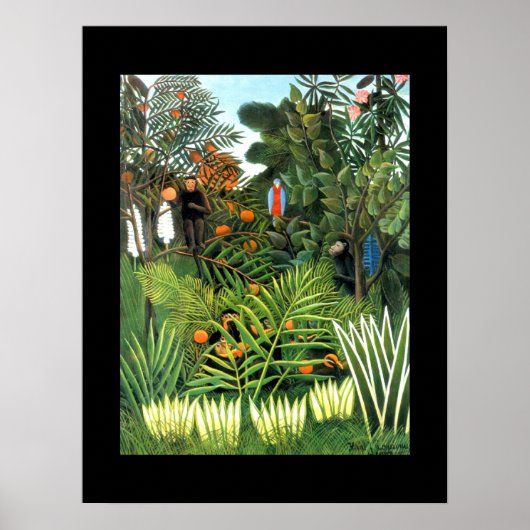 Poster Vintage Kunst De Jungle (Voorkant)