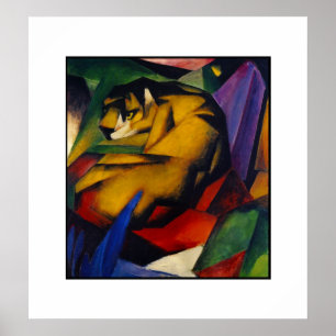 Poster Vintage Kunst De Tijger