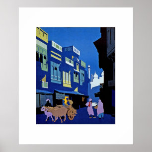 Poster Vintage Kunst India