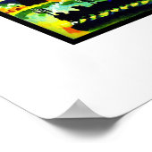 Poster Vintage Kunst Kandinsky Collage (Hoek)