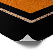 Poster Vintage Kunst Luipaard (Hoek)