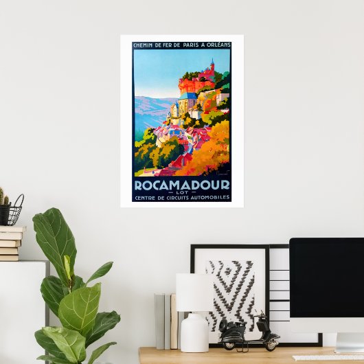 Poster vintage - Rocamadour (Thuiskantoor)