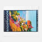 Poster vintage - Rocamadour Fleece Deken (Voorkant (Horizontaal))
