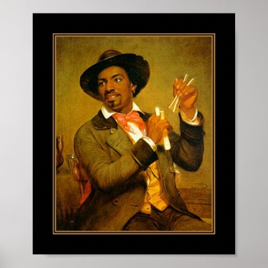 Poster Vintage The Bone Player 2 (Voorkant)