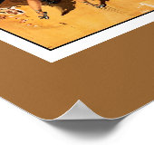 Poster Vintage Theater Two Ballet Dancers (Hoek)