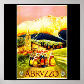 Poster-Vintage Travel-Abruzzo Poster (Voorkant)