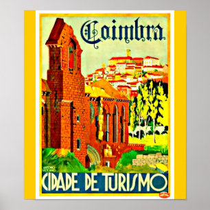 Poster-Vintage Travel Art-Coimbra Poster