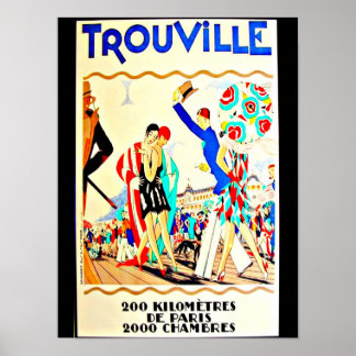 Poster-Vintage Travel Art-Trouville Poster