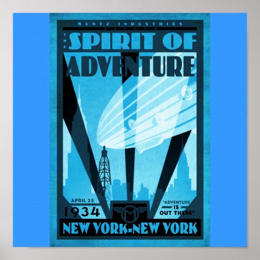 Poster-Vintage Travel-New York Poster (Voorkant)