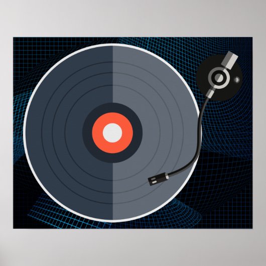 Poster Vinylrecord (Voorkant)