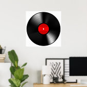 Poster Vinylrecord (Thuiskantoor)