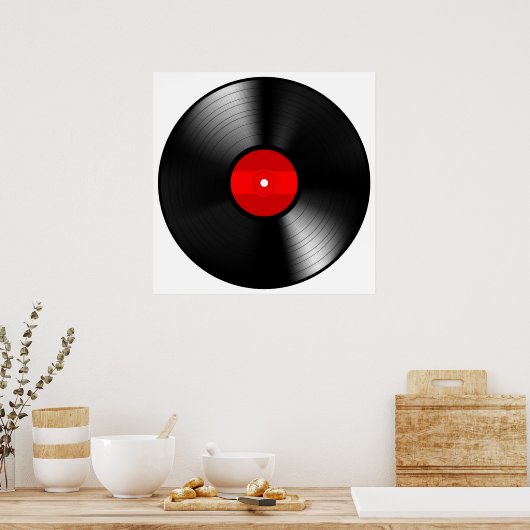  Poster Vinylrecord (Keuken)