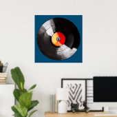 Poster Vinylrecord (Thuiskantoor)