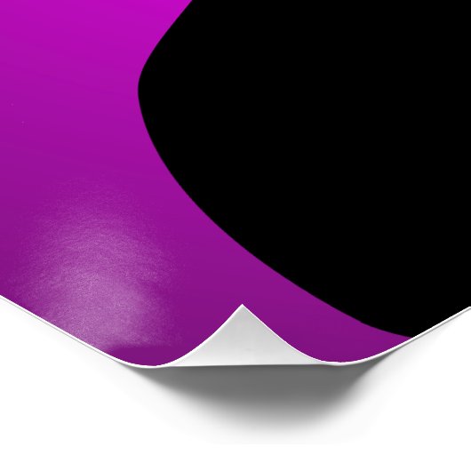 Poster Violette Vlindervrouw (Hoek)