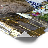 póster Virgen de Covadonga en Asturias, España Poster (Hoek)