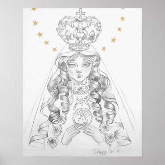 Póster Virgen del Valle, Rocio Milagroso Poster (Voorkant)