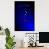 Poster Virgo Constellation (Thuiskantoor)