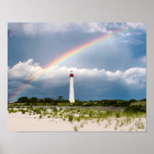 Poster - Vlichtere regenboog (Voorkant)
