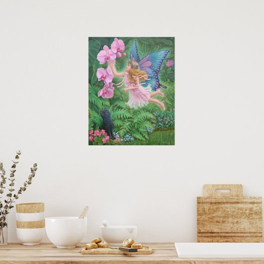 Poster vliegend vliegend vliegend vliegend vliegen (Keuken)